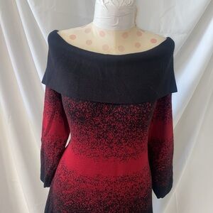 Lane Bryant Ombré Off-the-Shoulder Sweater Dress